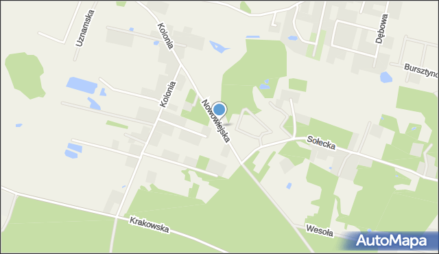 Jarużyn gmina Osielsko, Nowowiejska, mapa Jarużyn gmina Osielsko