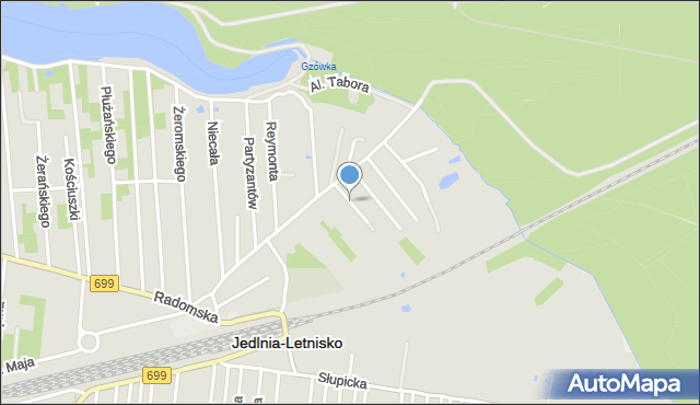 Jedlnia-Letnisko, Nowa, mapa Jedlnia-Letnisko