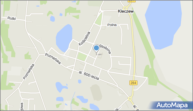 Kleczew, Nowa, mapa Kleczew