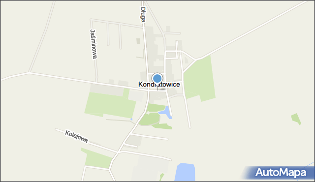 Kondratowice, Nowa, mapa Kondratowice