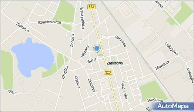 Leszno, Nowa, mapa Leszno