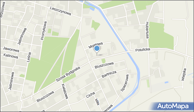 Łochowo, Notecka, mapa Łochowo