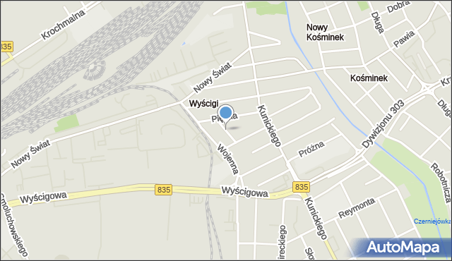 Lublin, Nowy Rynek, mapa Lublina