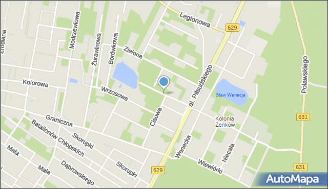 Marki powiat wołomiński, Nowa, mapa Marki powiat wołomiński