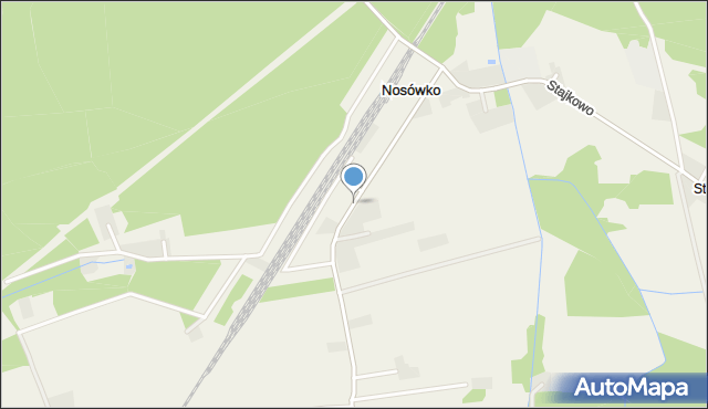 Nosówko, Nosówko, mapa Nosówko