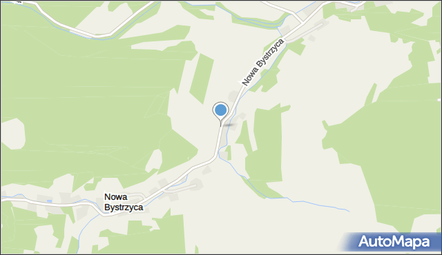 Nowa Bystrzyca, Nowa Bystrzyca, mapa Nowa Bystrzyca