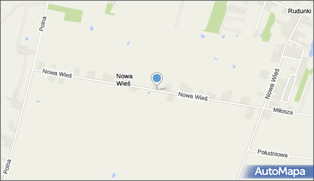 Nowa Wieś gmina Aleksandrów Kujawski, Nowa Wieś, mapa Nowa Wieś gmina Aleksandrów Kujawski