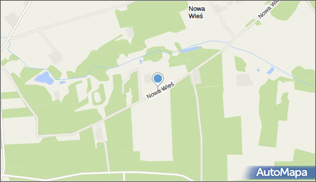 Nowa Wieś gmina Ciechanów, Nowa Wieś, mapa Nowa Wieś gmina Ciechanów