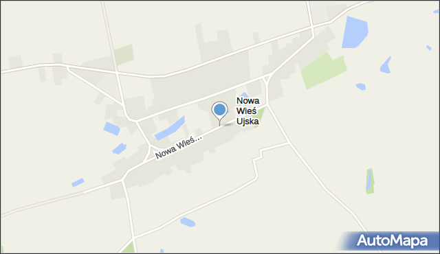 Nowa Wieś Ujska, Nowa Wieś Ujska, mapa Nowa Wieś Ujska