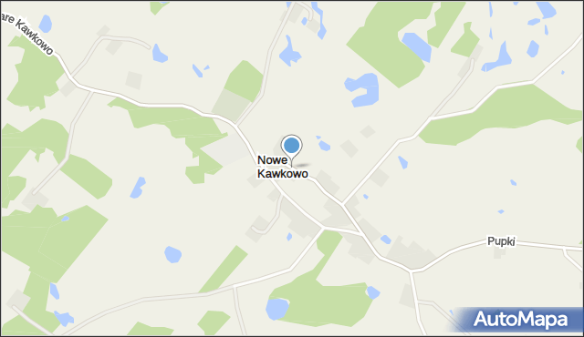Nowe Kawkowo, Nowe Kawkowo, mapa Nowe Kawkowo