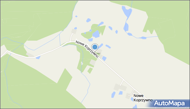 Nowe Koprzywno, Nowe Koprzywno, mapa Nowe Koprzywno