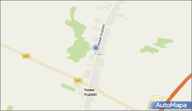 Nowe Kupiski, Nowe Kupiski, mapa Nowe Kupiski