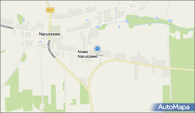 Nowe Naruszewo, Nowe Naruszewo, mapa Nowe Naruszewo