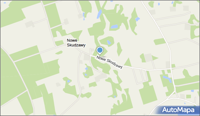 Nowe Skudzawy, Nowe Skudzawy, mapa Nowe Skudzawy