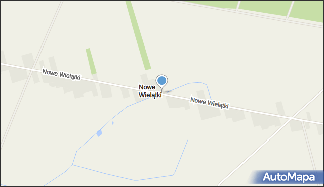Nowe Wielątki, Nowe Wielątki, mapa Nowe Wielątki