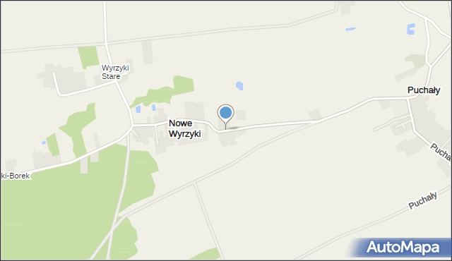 Nowe Wyrzyki, Nowe Wyrzyki, mapa Nowe Wyrzyki