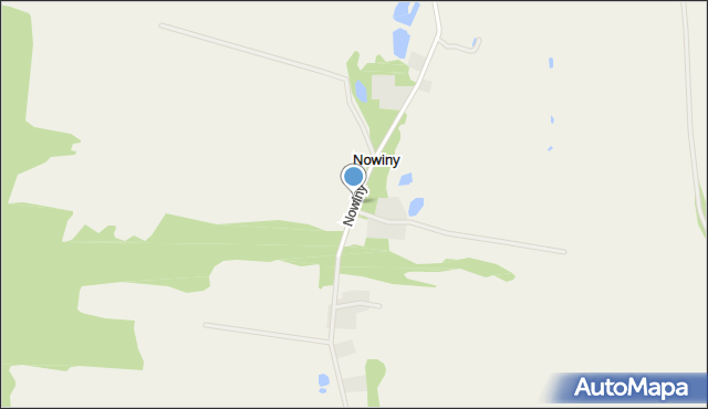 Nowiny gmina Frombork, Nowiny, mapa Nowiny gmina Frombork