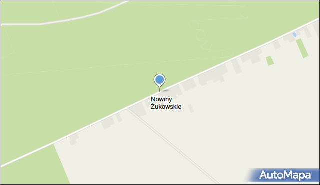 Nowiny Żukowskie, Nowiny Żukowskie, mapa Nowiny Żukowskie