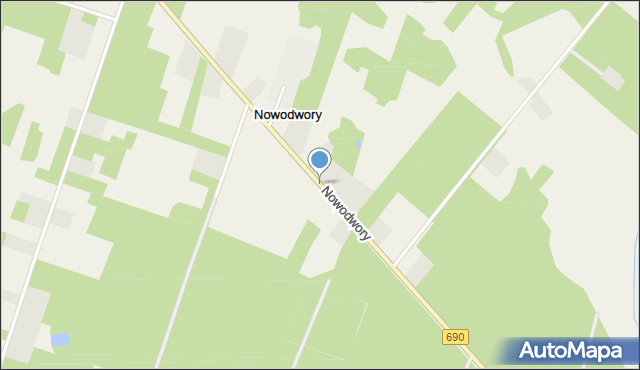 Nowodwory, Nowodwory, mapa Nowodwory