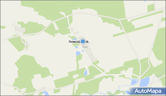 Nowodzielnik, Nowodzielnik, mapa Nowodzielnik