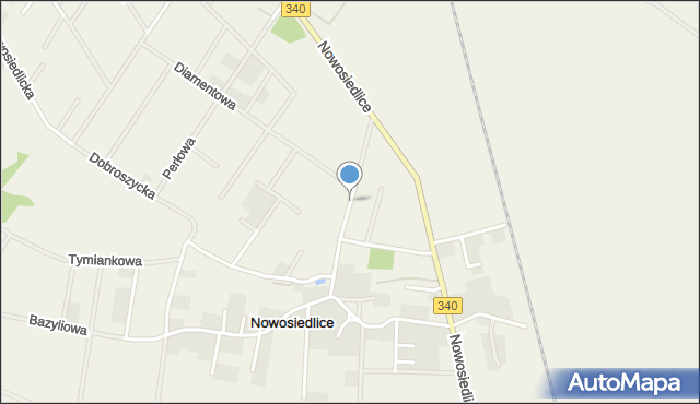 Nowosiedlice, Nowosiedlice, mapa Nowosiedlice