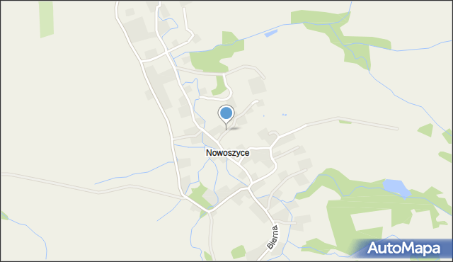 Nowoszyce, Nowoszyce, mapa Nowoszyce