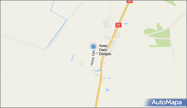 Nowy Dwór Elbląski, Nowy Dwór Elbląski, mapa Nowy Dwór Elbląski