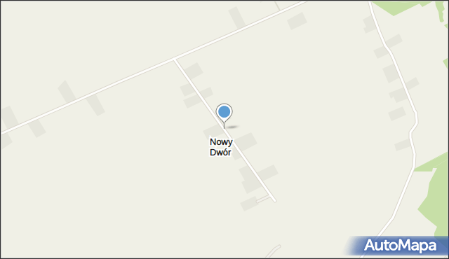 Nowy Dwór gmina Wysokie, Nowy Dwór, mapa Nowy Dwór gmina Wysokie