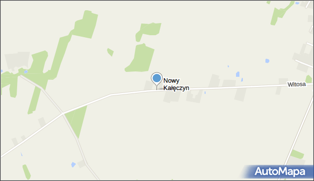 Nowy Kałęczyn, Nowy Kałęczyn, mapa Nowy Kałęczyn