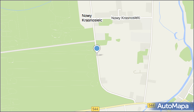 Nowy Krasnosielc, Nowy Krasnosielc, mapa Nowy Krasnosielc