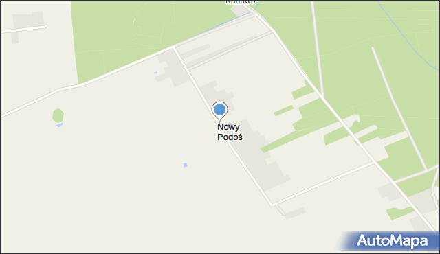 Nowy Podoś, Nowy Podoś, mapa Nowy Podoś