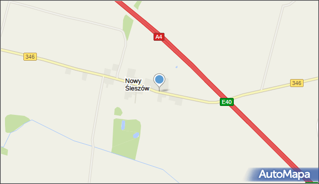 Nowy Śleszów, Nowy Śleszów, mapa Nowy Śleszów