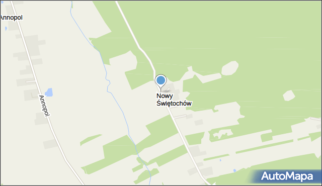 Nowy Świętochów, Nowy Świętochów, mapa Nowy Świętochów