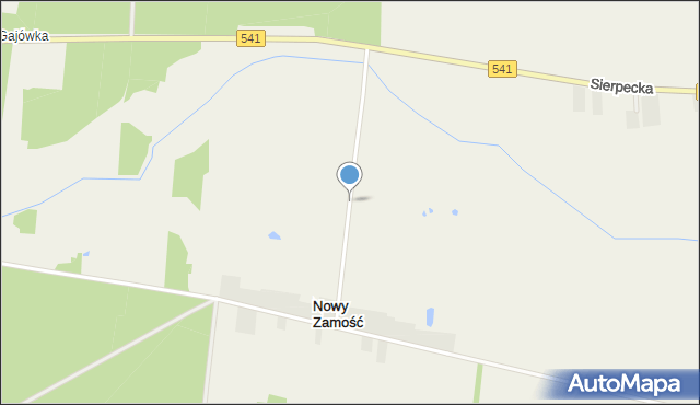 Nowy Zamość, Nowy Zamość, mapa Nowy Zamość