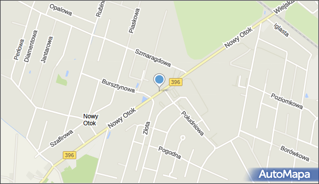 Oława, Nowy Otok, mapa Oława