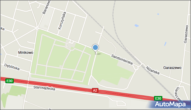 Poznań, Nowosądecka, mapa Poznania