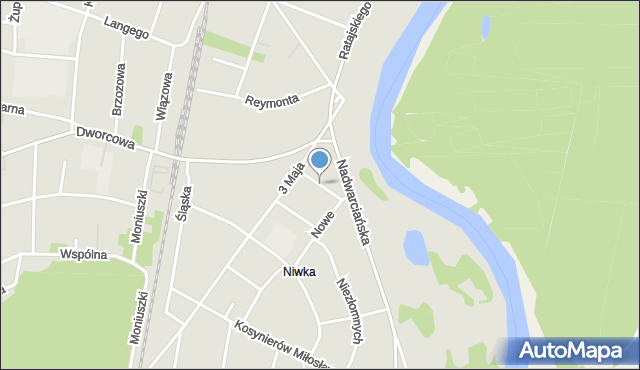 Puszczykowo powiat poznański, Nowowiejskiego Feliksa, mapa Puszczykowo powiat poznański