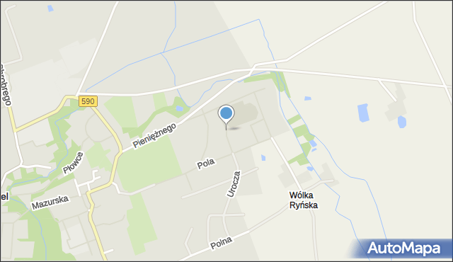 Reszel, Norwida Cypriana Kamila, mapa Reszel