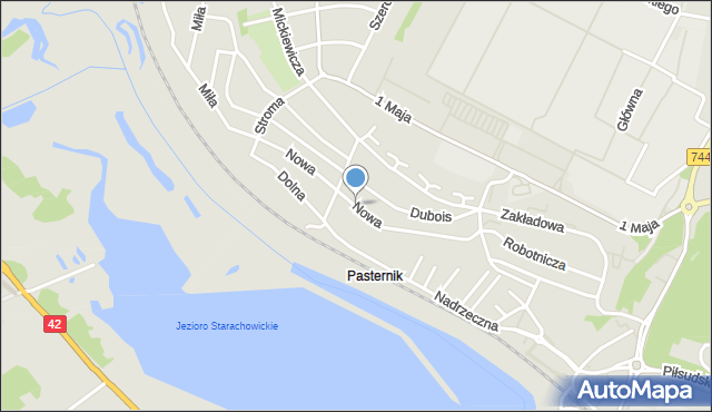 Starachowice, Nowa, mapa Starachowic