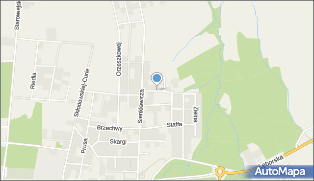 Strzebielino, Norwida Cypriana Kamila, mapa Strzebielino