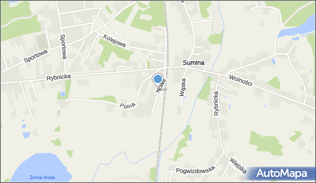 Sumina, Nowa, mapa Sumina
