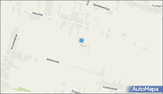 Tąpkowice, Nowy Świat, mapa Tąpkowice