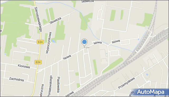 Tłuszcz powiat wołomiński, Nowa, mapa Tłuszcz powiat wołomiński