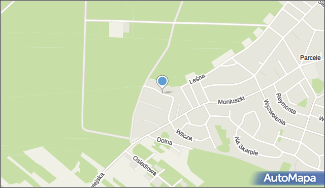 Tomaszów Lubelski, Norwida Cypriana Kamila, mapa Tomaszów Lubelski