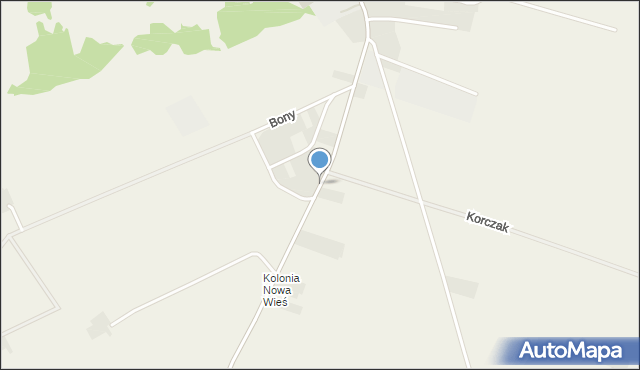 Trzcianne, Nowa, mapa Trzcianne