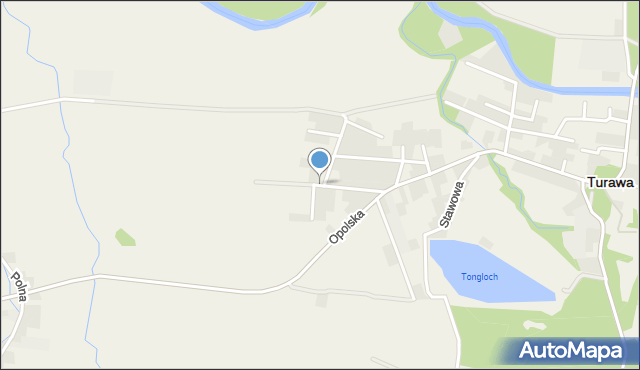 Turawa, Nowa, mapa Turawa