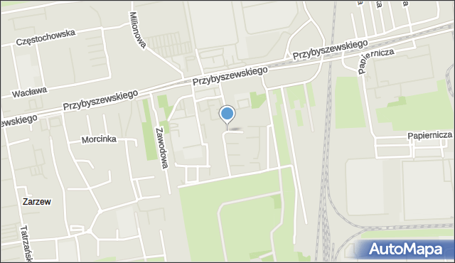 Łódź, Nurta-Kaszyńskiego Eugeniusza, mjr., mapa Łodzi