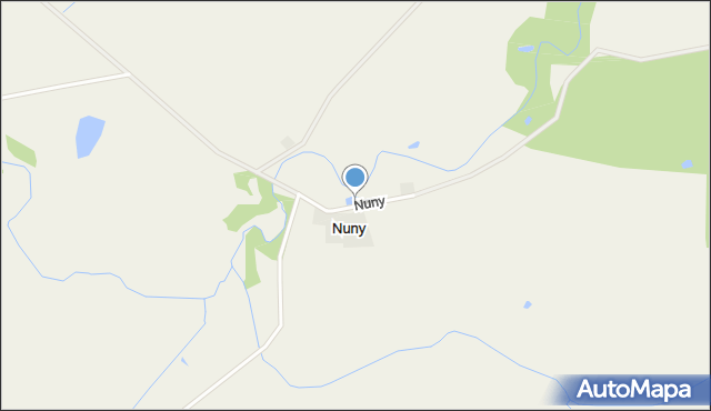 Nuny, Nuny, mapa Nuny