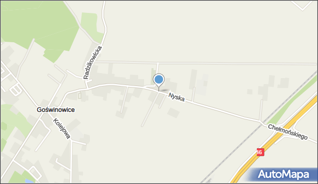Goświnowice, Nyska, mapa Goświnowice