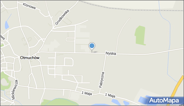 Otmuchów, Nyska, mapa Otmuchów